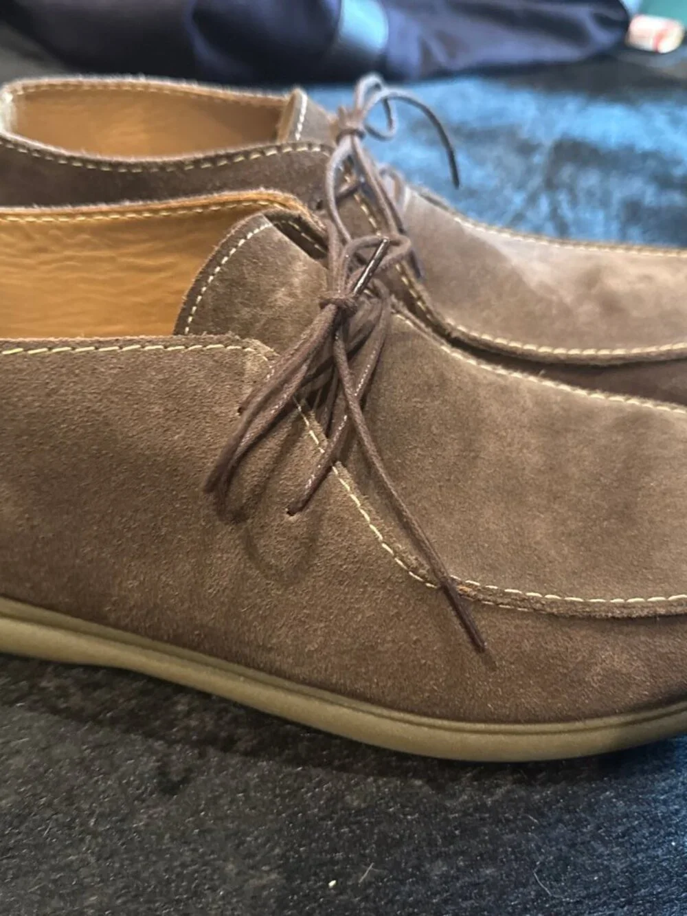 Johnnie-O Malibu Chukka Taupe Men's Shoes JMFW1300. Choose Size 12